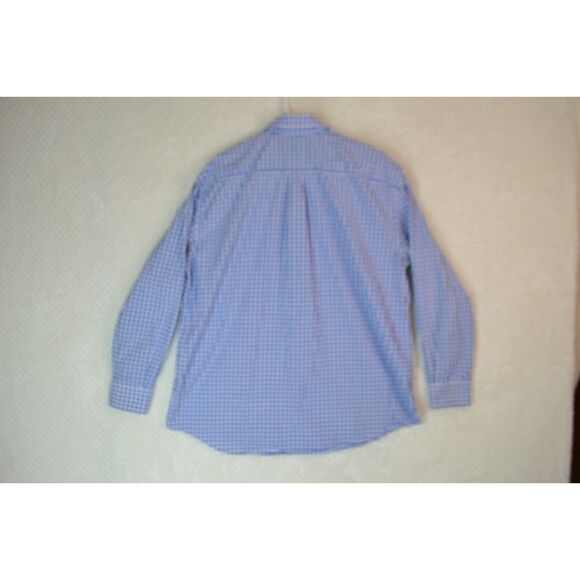 Vineyard Vines Men's XL Cooper Premium 120's Blue Checkered Button Down Shirt - Picture 7 of 12